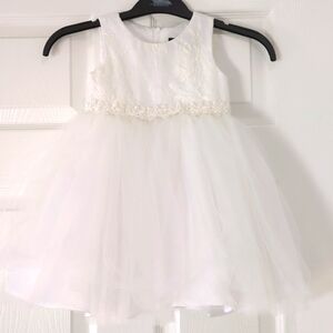 White Lace Flower Girl Dress 2T
